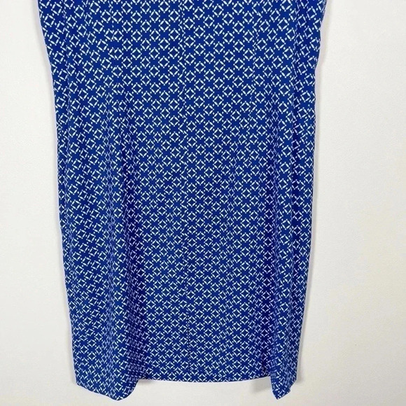 🌟✨2 for $20  ✨🌟 MARIO SERRANI | BLUE SLEEVELESS SHIFT DRESS - Picture 9 of 12